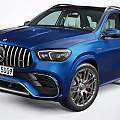 Blue Mercedes AMG SUV Stylish Sporty Exterior With Alloy Wheels And Grille