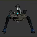Robot Spider Robot Mecha Spider Science Fiction Spider Mechanical Spider Spider Battery Spider Tower Defense 3d model