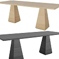 Dining table Minimal dining table 3d model