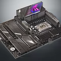 High Performance Computer Motherboard With Modern Design RGB Lighting Heat Sinks And PCI Slots