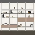 Bookshelf Wall Full Bookshelf pliform Books 3d model