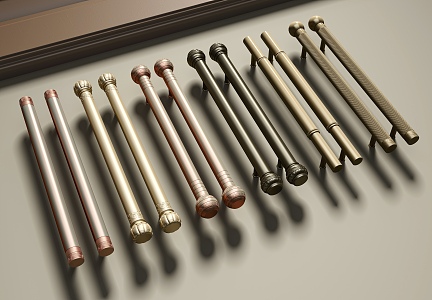 Chinese Handle Door Handle Hardware Handle 3d model