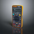 Klein Tools Digital Multimeter with AC DC Voltage Measurement LCD Screen 6000 for Computer Repair 3d model
