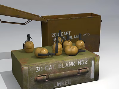 Modern Grenade 3d model Modern Grenade 3d model