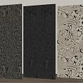 Decorative Wooden Panels With Diverse Textures And Modern Color Patterns