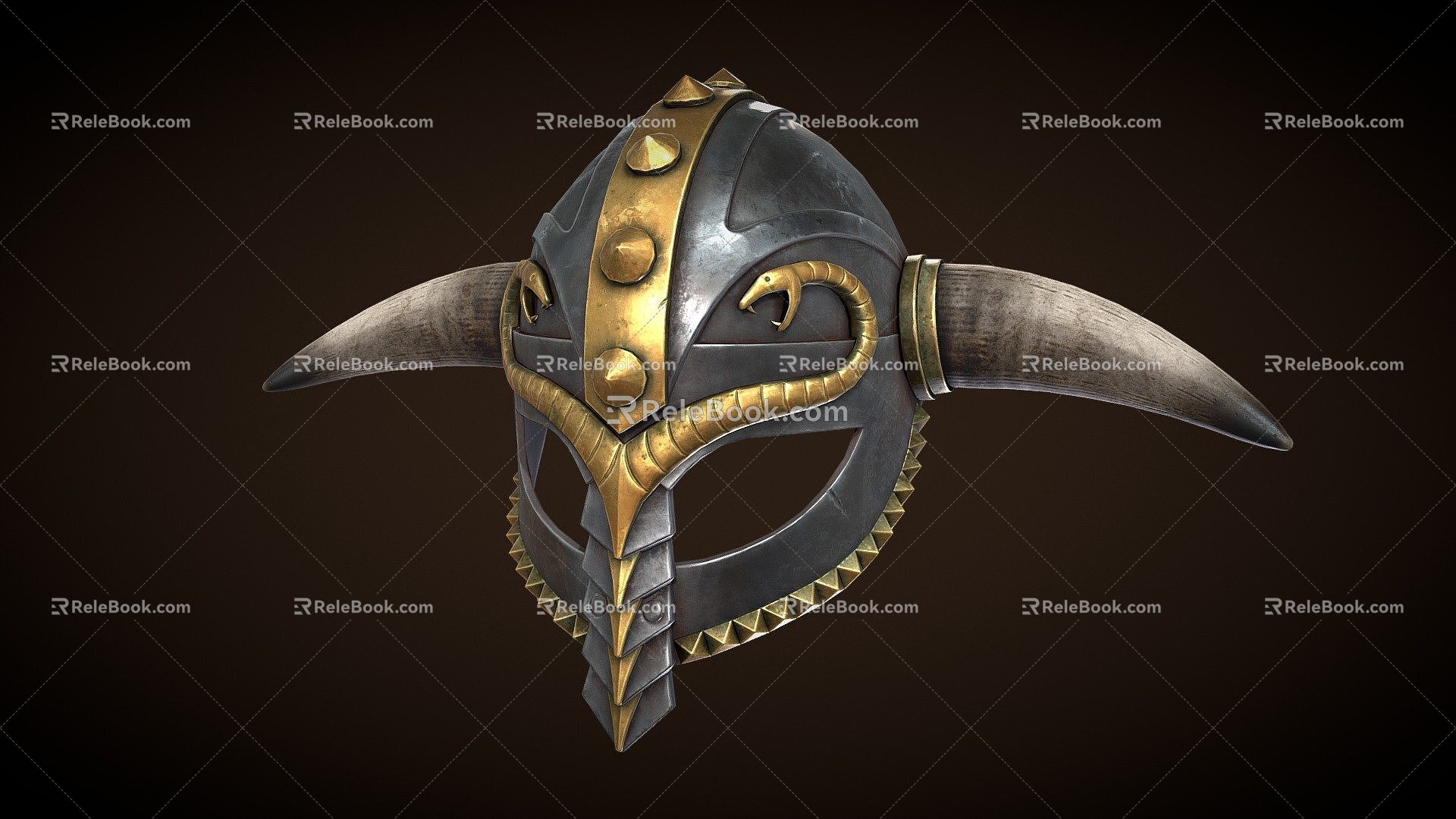 Viking Helmet 3d model