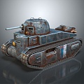 INDUSTRIAL LOFT TANK LIGHT TANK LIGHT ARMOR 3d model