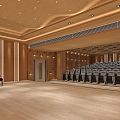 Modern Concert Hall 3d model