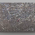 Metallic Shiny Board with Small Particles Mosaic Effect Silver Gray Tone and Blue Purple Reflections