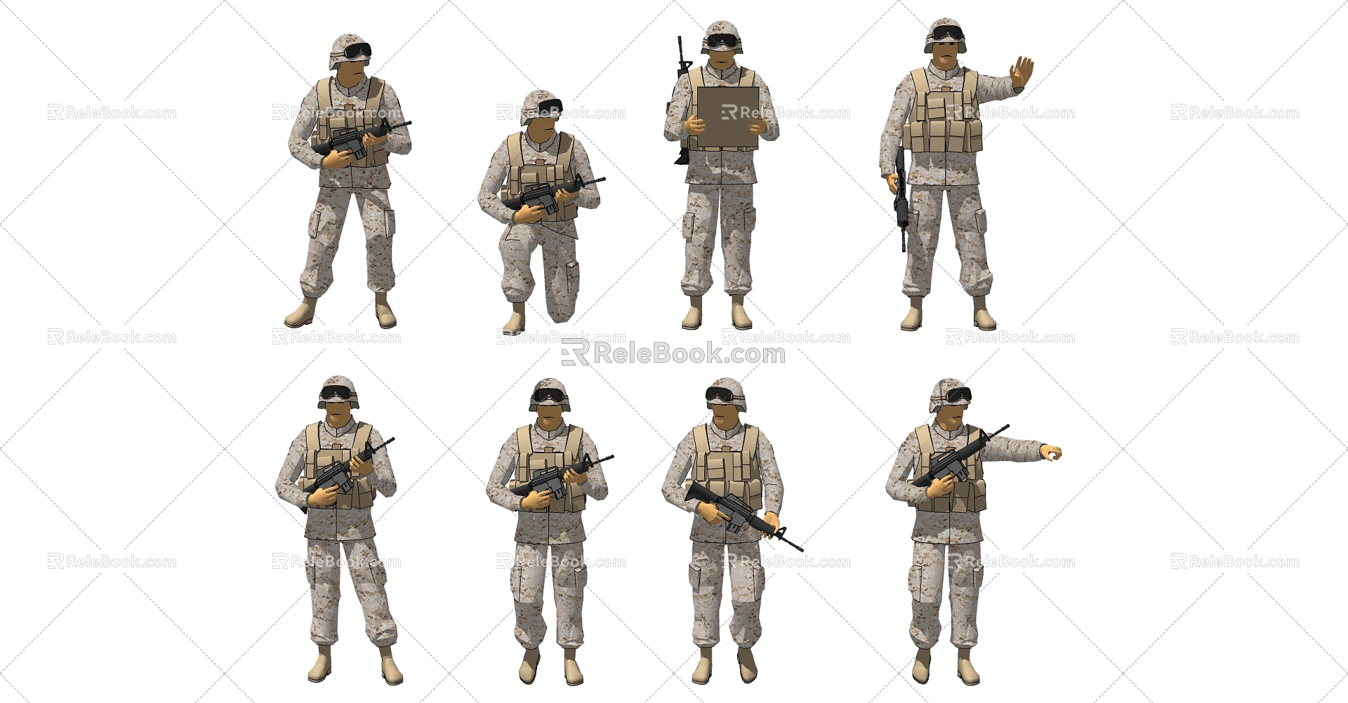 Modern Man Special Forces Soldier model