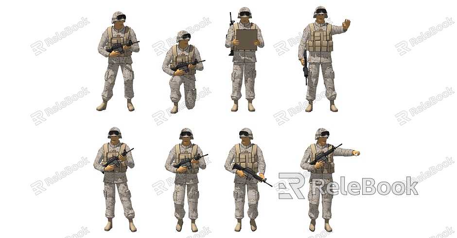 Modern Man Special Forces Soldier model