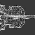High Quality Handmade Wooden Violin With Classic Design And Fine String Details