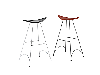 Modern Bar Stool 3d model