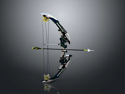 Crossbow Mechanical Crossbow Shift Bow and Arrow Shoot Far Equipment Weapons High-tech Crossbow 3d model