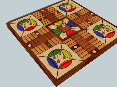 Modern Chessboard Entertainment Equipment model