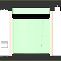 Modern Other Equipment with Green Top White Frame and Digital Control Panel