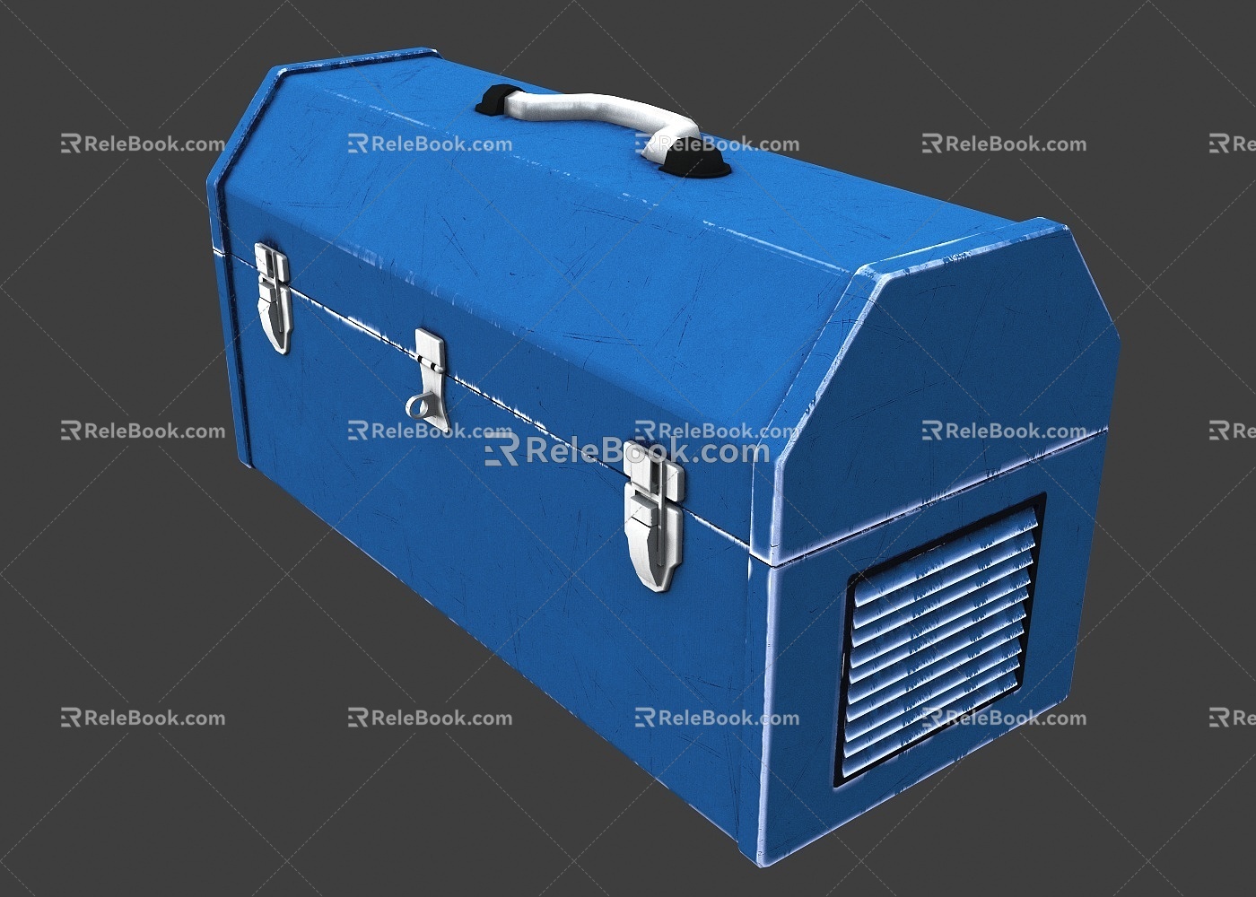 Toolbox Hardware Box Equipment Box Industrial Box Old Box Blue Box Storage Box Toolbox Hardware Box Equipment Box Industrial Box Old 3d model