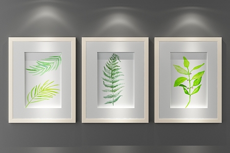 Simple Decorative Painting 3d model