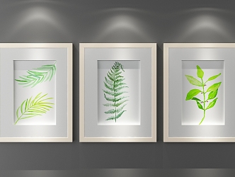 Simple Decorative Painting 3d model