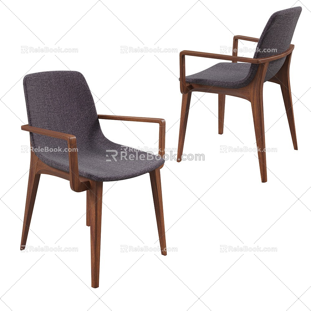 Pacini Cappellini Dining Chair 3d model