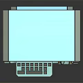 modern file machine public file machine 3d model