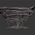 Detailed Organ And Hair Structure Models With Intricate Branching Patterns