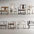 Traditional And Modern Armchairs With Wooden Frames And Diverse Backrest Styles