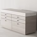 Simple Modern Chest of Drawers With Light Wood Finish And Sleek Design