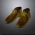 Brown Leather Lace up Shoes With Classic Design For Daily Use