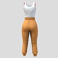 Vest Summer Clothes suit Vest Clothing Trousers 3d model