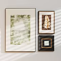 Modern Abstract Paintings With Framed Designs And Creative Patterns For Home Wall Decor 3d model