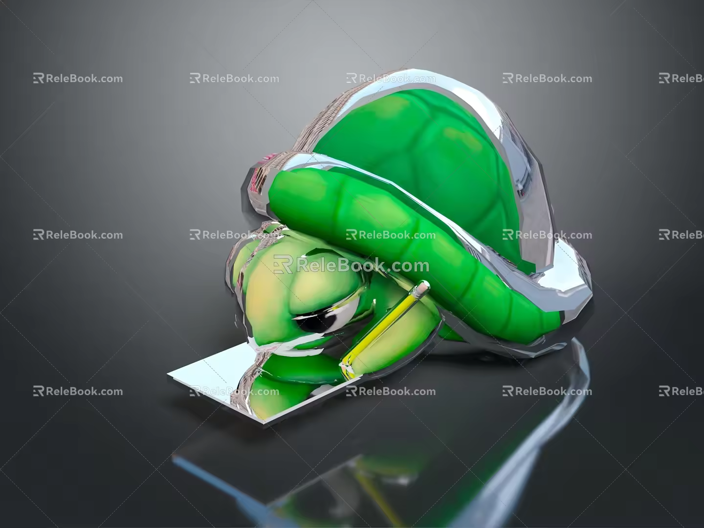 Turtle Turtle Cartoon Turtle Snapping Turtle Chickbill Turtle Reptile Cold Blooded Animal Reptile Reptile Class 3d model