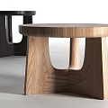 Modern Wooden Stools Featuring Black And Natural Wood Minimalist Design For Home Decor