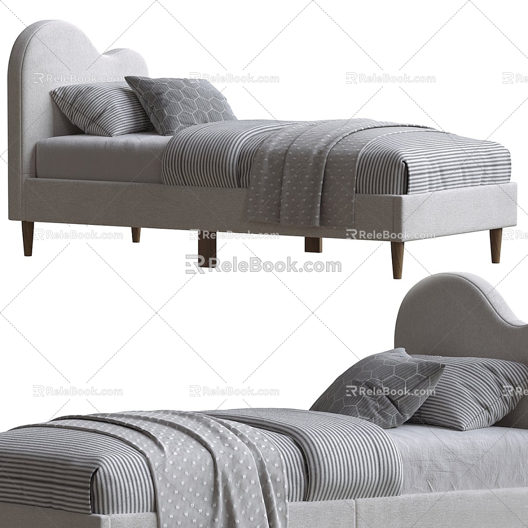 Modern Children's Bed 3d model