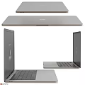Apple MacBook Pro Laptop With Silver Body Black Keyboard And Screen