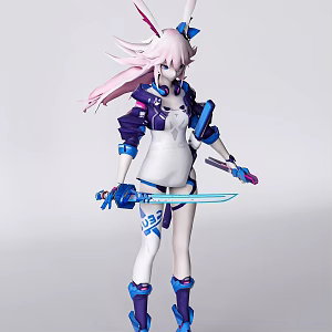 Beauty hand game character 3d model