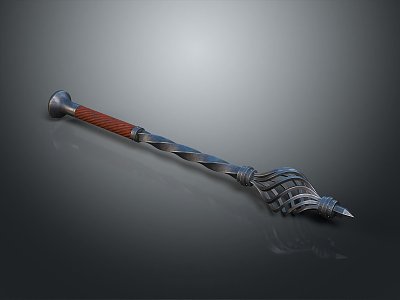 Scepter Ancient Scepter Walking stick Ancient walking stick 3d model