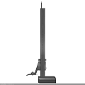 Silver Metal Adjustable Hardware Bracket Tool with Holes for Durable Industrial Applications