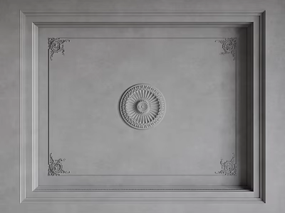 French Ceiling Bedroom Ceiling Guest Restaurant Ceiling Hall Away Ceiling 3d model