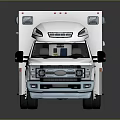 Modern White Ambulance Exterior With Roof Emergency Lights And Side Door Design