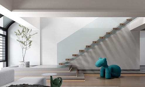 Modern Staircase 3d model