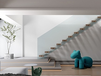 Modern Staircase 3d model