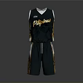Pilipinas Sporty Basketball Uniform Set With Dark Green Yellow Flame Mesh Design