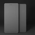 ZTE Smartphone with Illuminated Screen Displaying Various App Icons Modern Design and Clear Interface