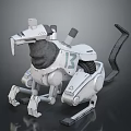 Mechanical Dog Robot Design With Metal Body Number 13 Legs And Tail