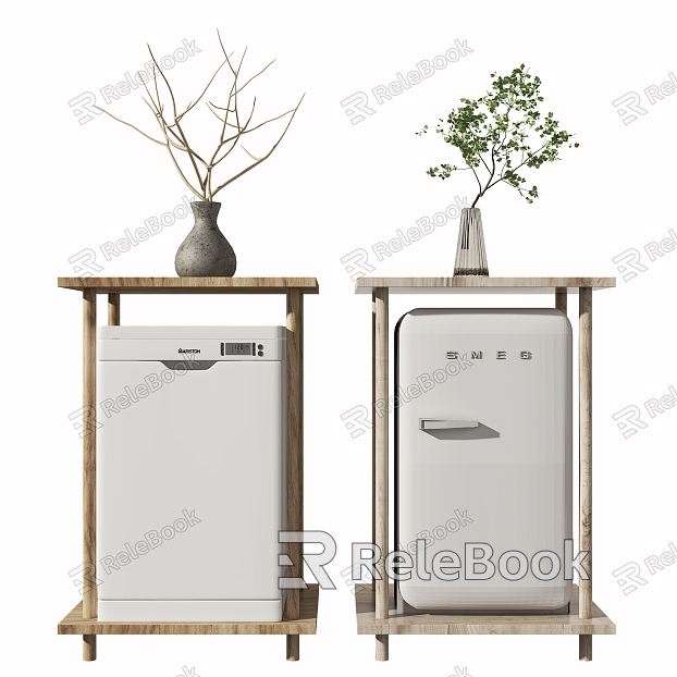 Modern refrigerator small refrigerator model