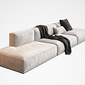 Modern Poliform Multiplayer Sofa 3d model