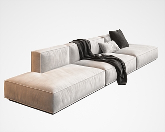 Modern Poliform Multiplayer Sofa 3d model