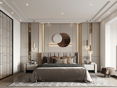 Light Luxury Bedroom model