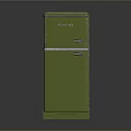 Green Vintage FRIGO Fridge Retro Style Classic Home Appliance Design